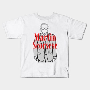 A Portrait of Martin Scorsese Kids T-Shirt